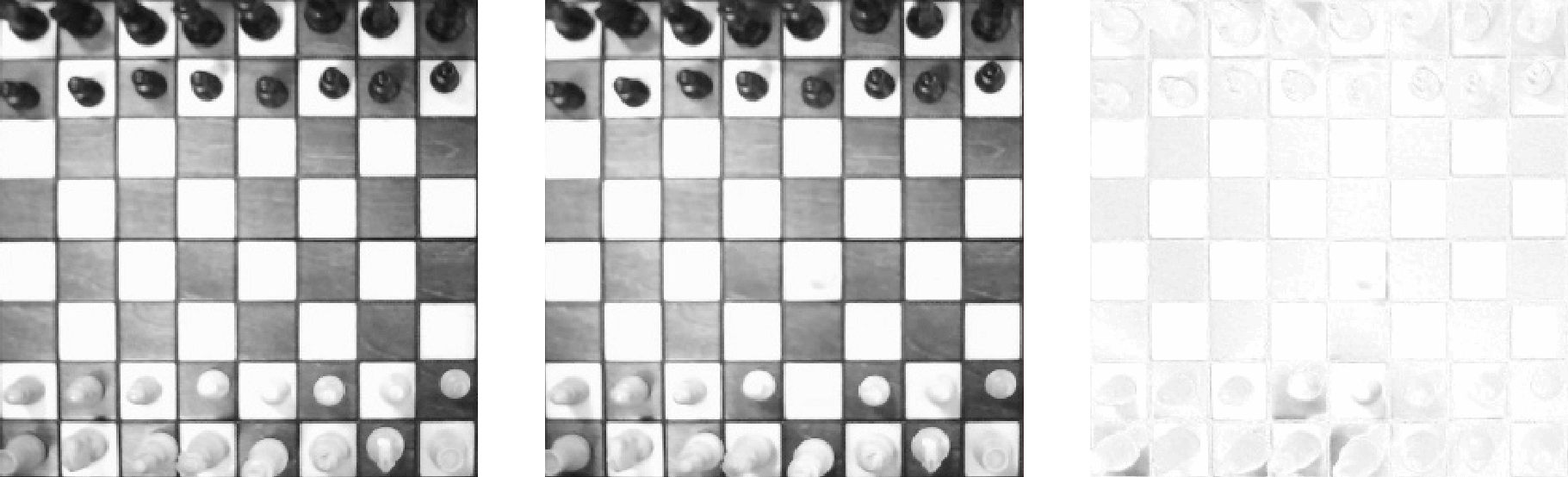 Storyboard showing chess move e2e4